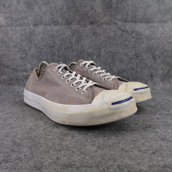 Converse Shoes Mens 9 Sneakers Jack Purcell Comfort Wedge Classic Canvas Grey - Picture 1 of 16